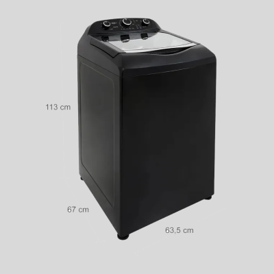 Lavadora HACEB Carga Superior 18 Kilos MIZÜ Manual Negro Lavadora HACEB Carga Superior 18 Kilos MIZÜ Manual Negro