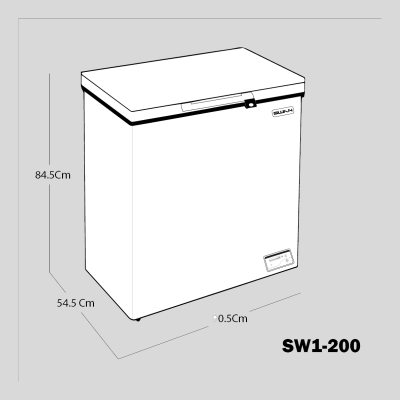 Congelador Horizontal SWAN 200 Litros SW1-200 Blanco