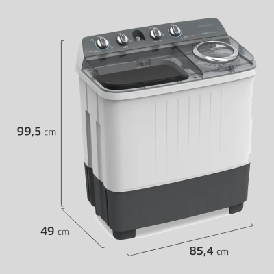 Lavadora FRIGIDAIRE Semi Automática Carga Superior 12 Kilos FWTM-12M6 Blanca Lavadora FRIGIDAIRE Semi Automática Carga Superior 12 Kilos FWTM-12M6 Blanca