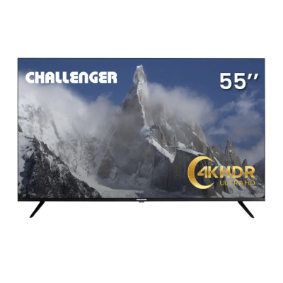 TELEVISOR CHALLENGER 55 LED UHD SMART ANDROID TV-UHD LED-55BO67 BT TELEVISOR CHALLENGER 55 LED UHD SMART ANDROID TV-UHD LED-55BO67 BT