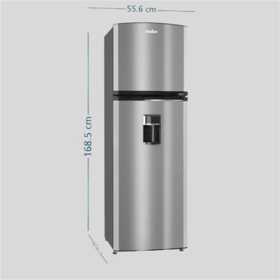 Nevera MABE No Frost Congelador Superior 250 Ltrs RMA267PYCU Inox Nevera MABE No Frost Congelador Superior 250 Ltrs RMA267PYCU Inox