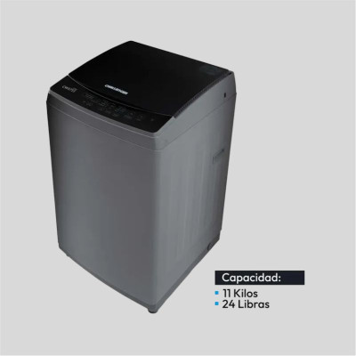Lavadora CHALLENGER Carga Superior 11 Kilos CW 5711GR GRIS OSCURO