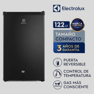 Minibar ELECTROLUX Frost Una Puerta 122 Litros ERA12D3C5AB Negro