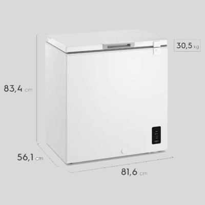 Congelador Horizontal ELECTROLUX Dual 197 Litros EFH20S3C5AW Blanco