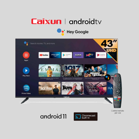 Smart TV Android CAIXUN 43" C43-V1UA UHD-4K